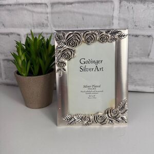 Godinger Silver Art Silver Plated Picture Fram 3.5 x 5 New